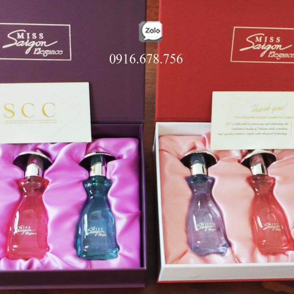 Bộ sưu tập Nước hoa Miss Saigon Elegance - Blush & Bloom (3 chai x